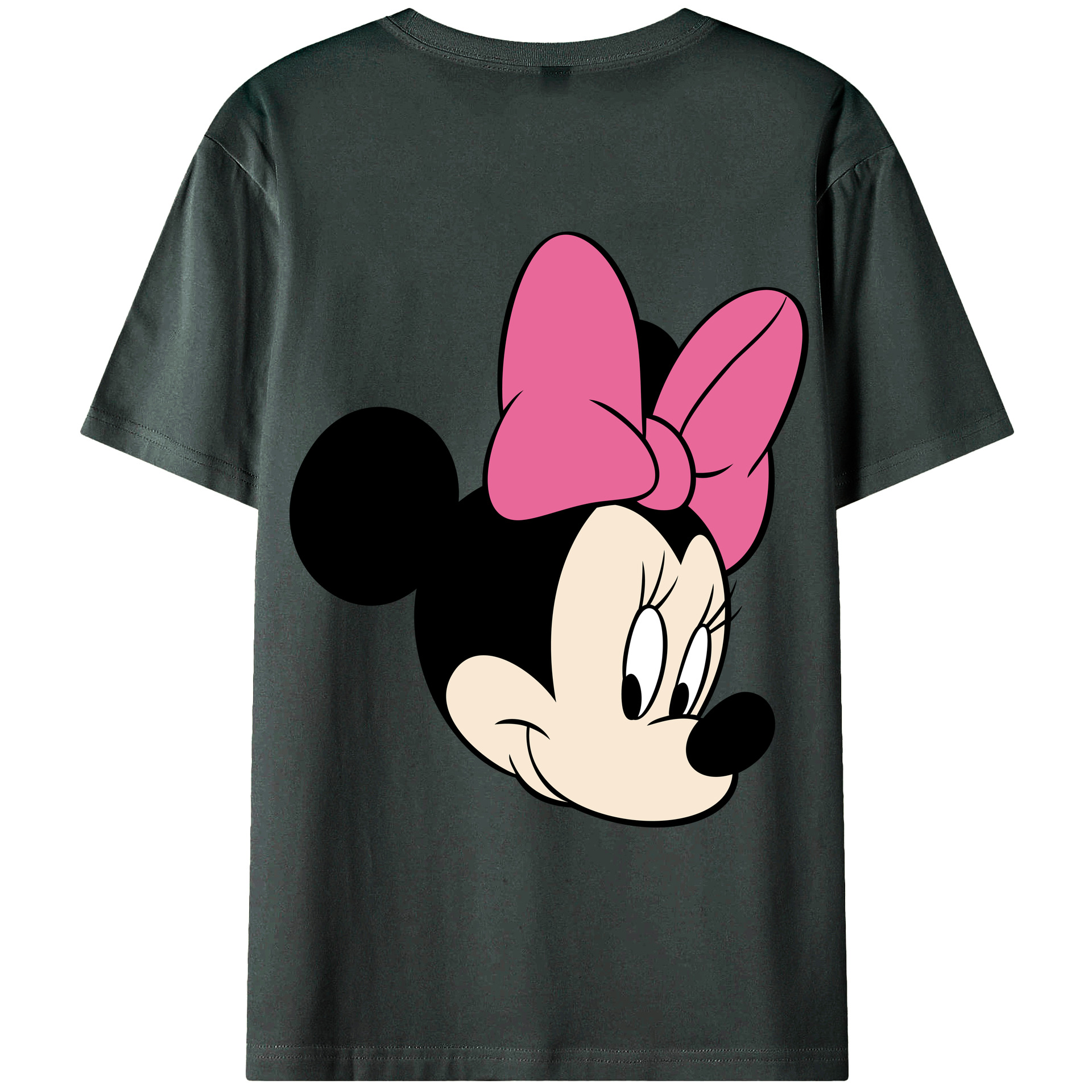 ミッキーマウス Mickey Mouse 綿100％ メンズ半袖Tシャツ（バックプリント） 通気性